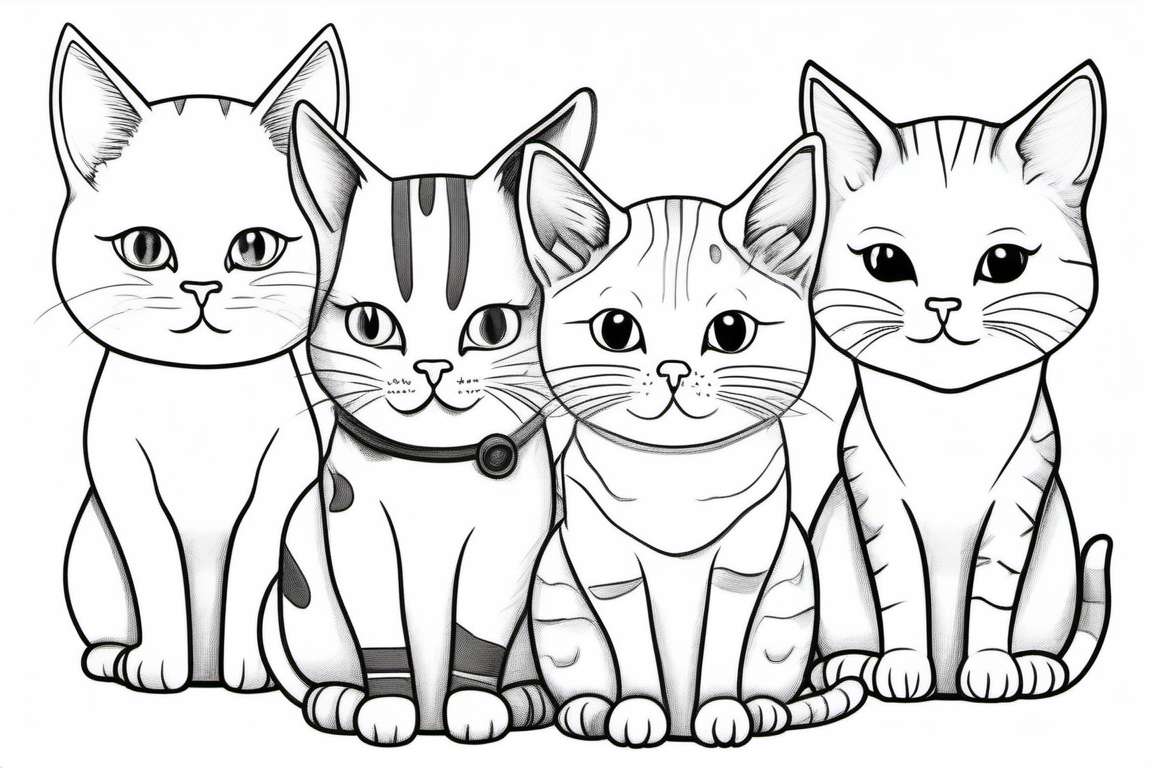 famiglia di gatti puzzle online