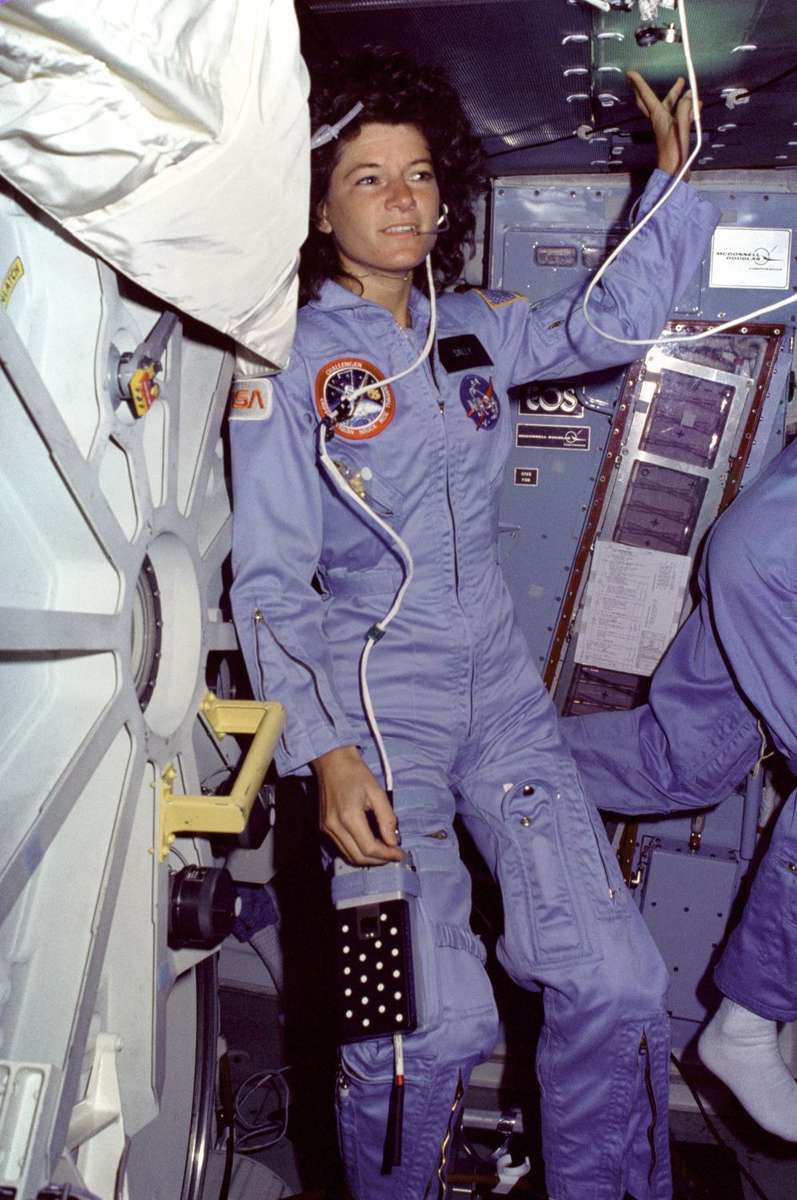 Sally ride puzzle puzzle online from photo