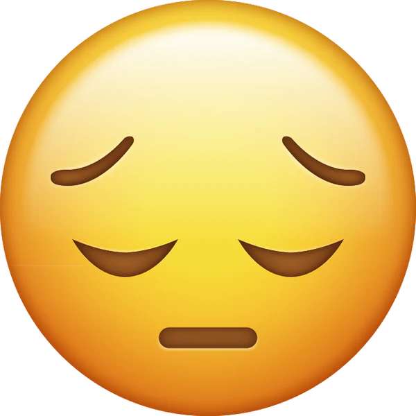 emoji triste puzzle online da foto