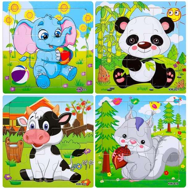 Cheery Fun Pals puzzle online from photo