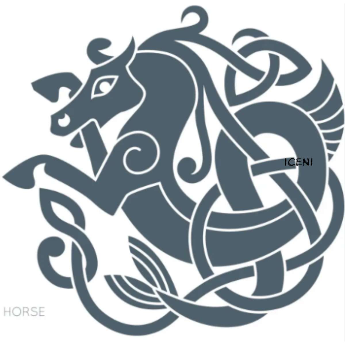 Лошадь Ицени онлайн-пазл