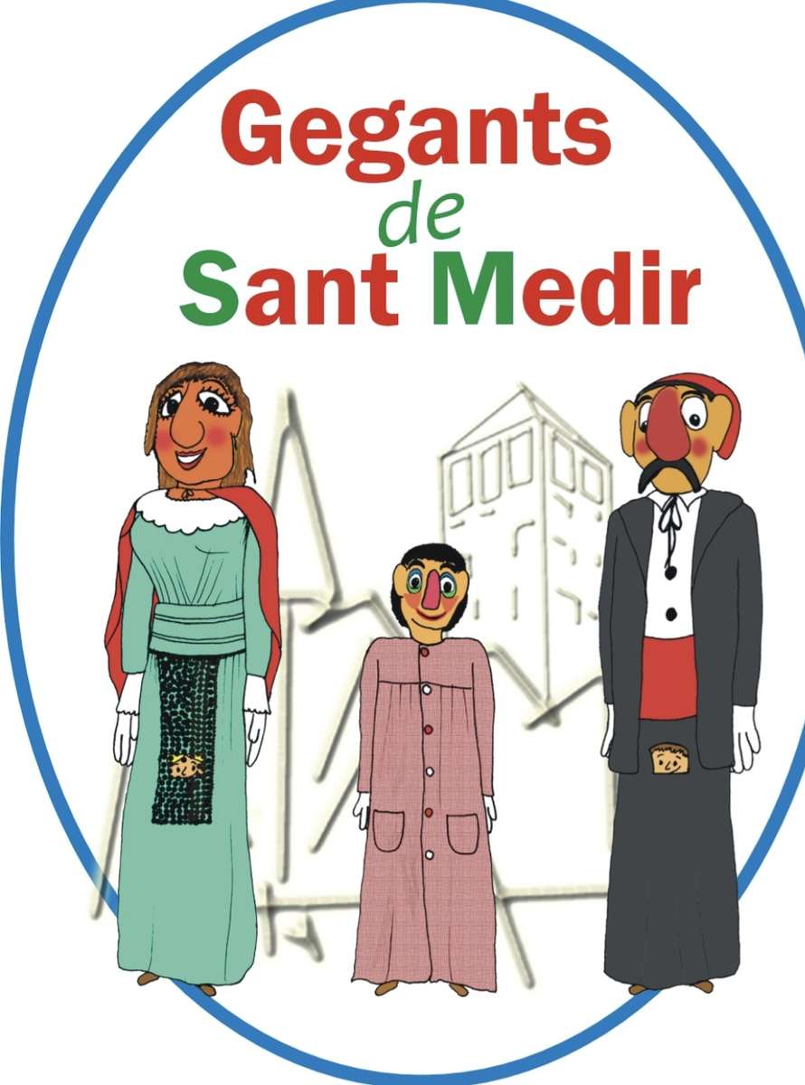 Géants de Sant Medir puzzle en ligne à partir d'une photo