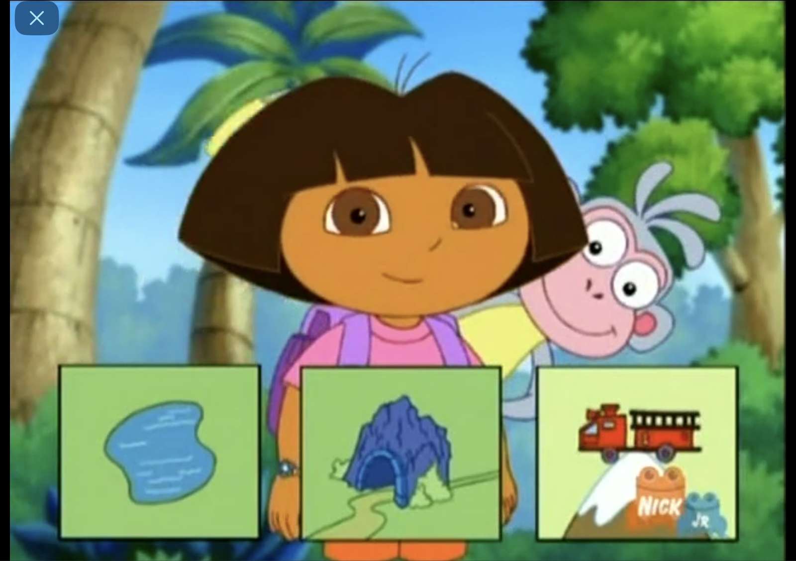 Dora, die Entdeckerin Rapido Tico Online-Puzzle