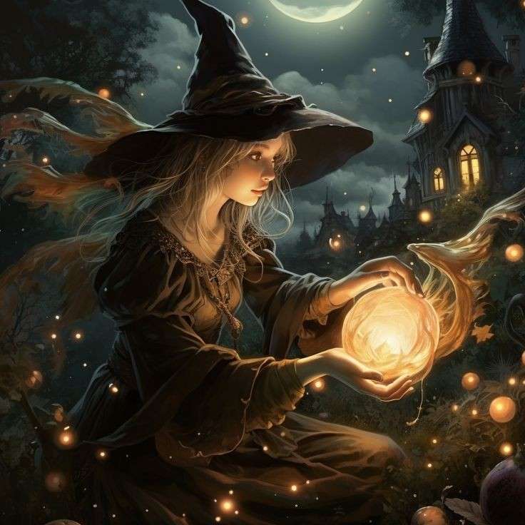 Witches game online puzzle