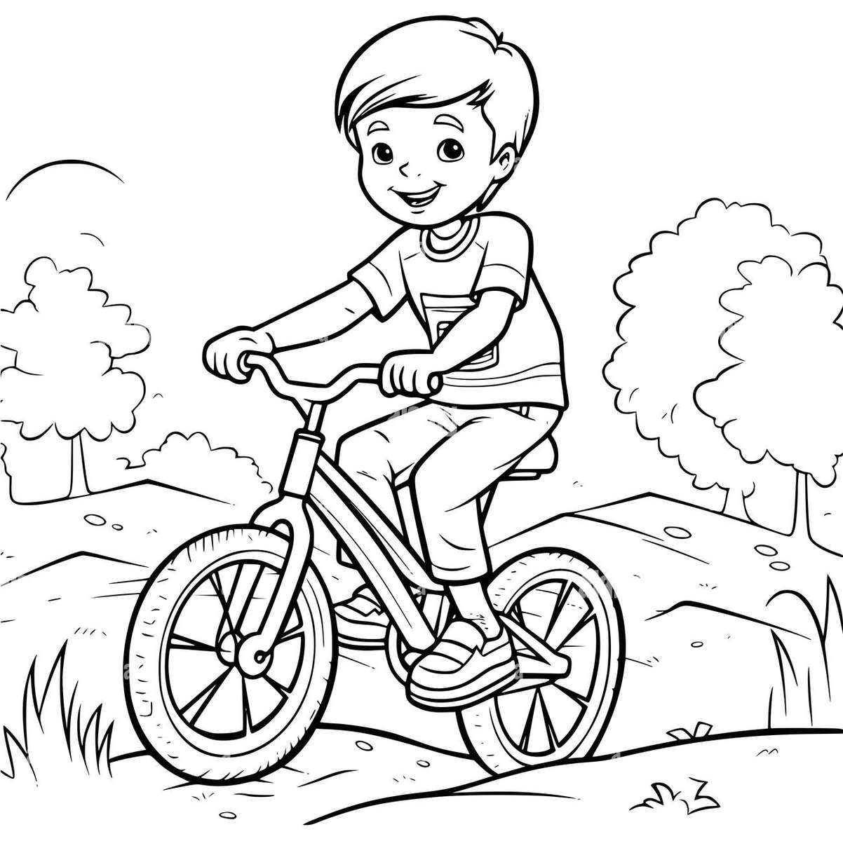 自転車に乗る 写真からオンラインパズル