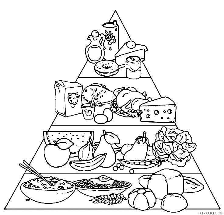 food pyramid online puzzle
