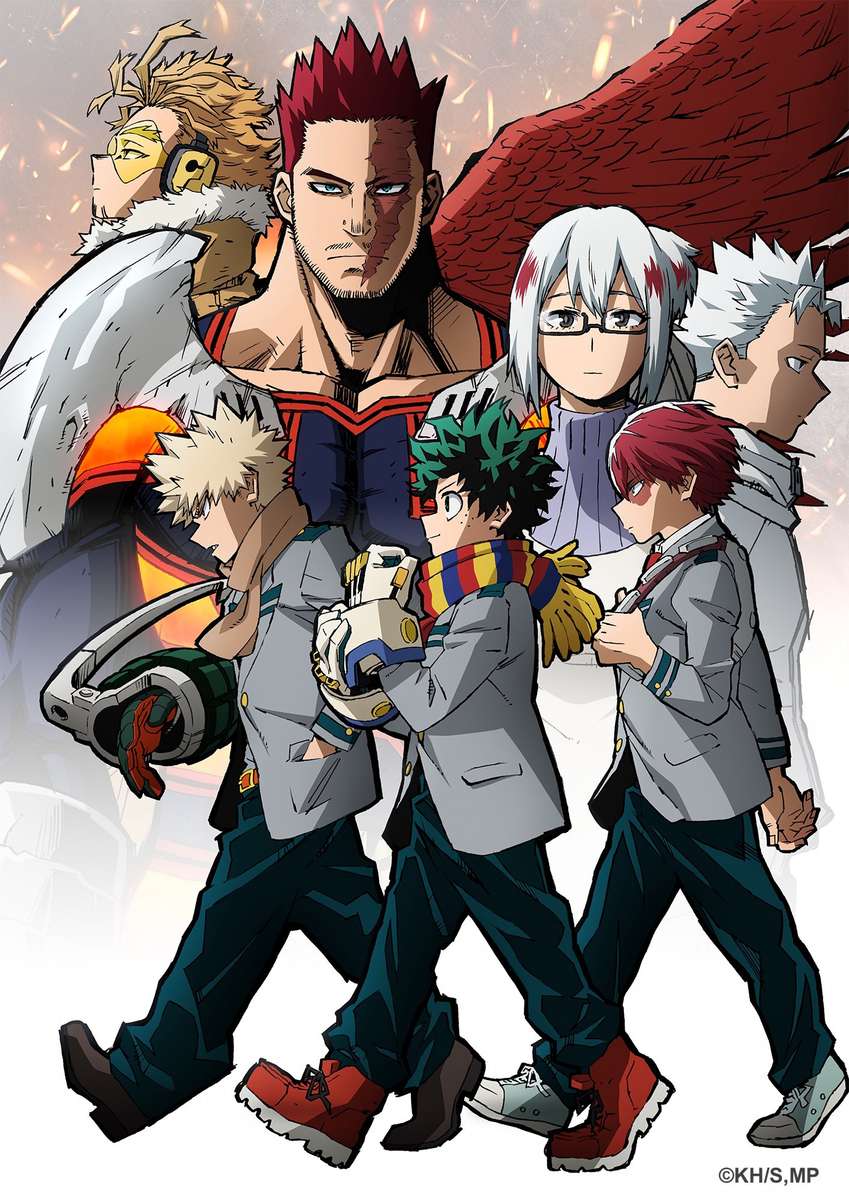 Αφίσα Boku no hero academia σεζόν 5 παζλ online από φωτογραφία