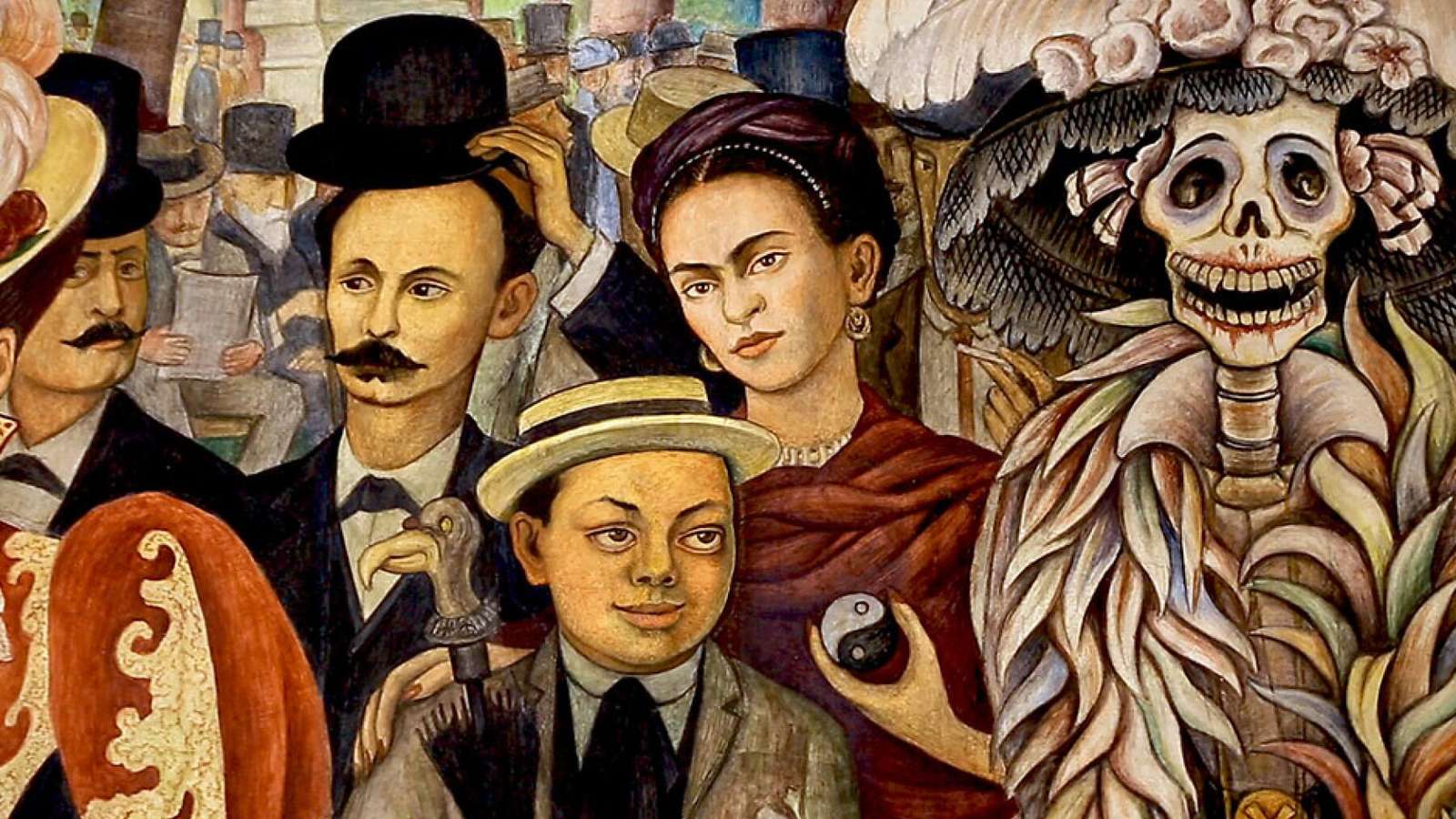 Frida and Diego puzzle online from photo