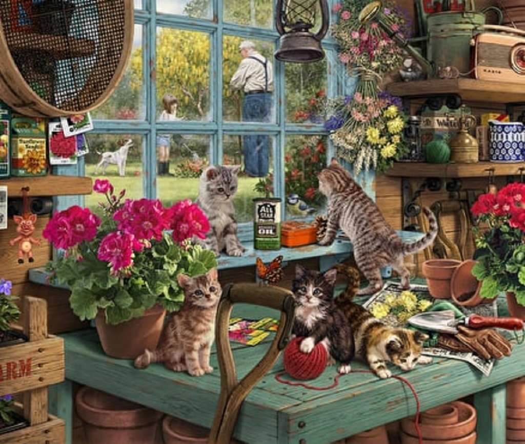 The Gardening Club puzzle online from photo