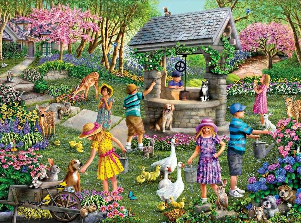 The Wishing Well puzzle online from photo