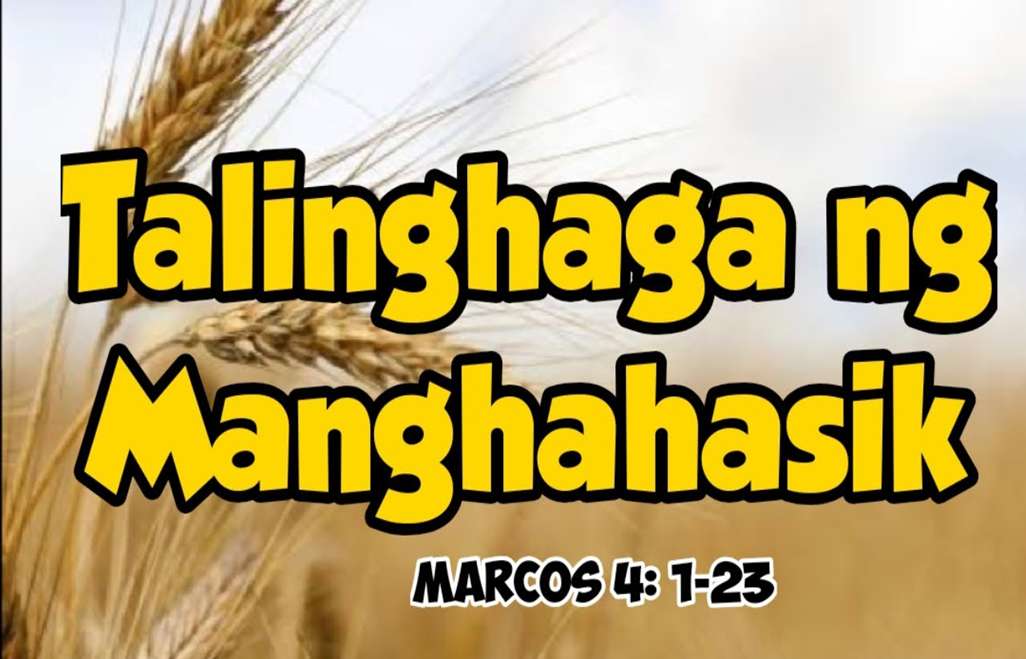 ang talinghaga ng manghasik παζλ online από φωτογραφία
