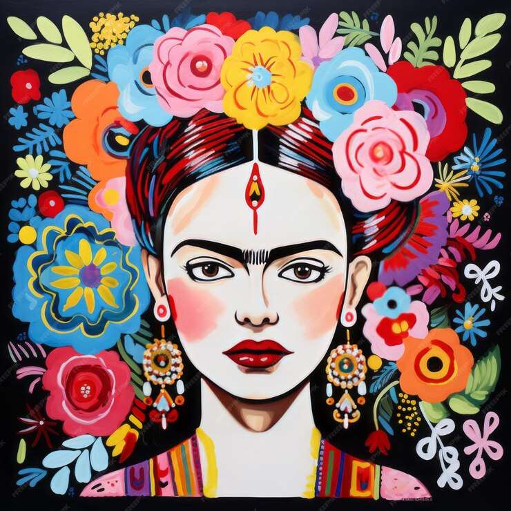 Frida Kahlo puzzle online a partir de fotografia