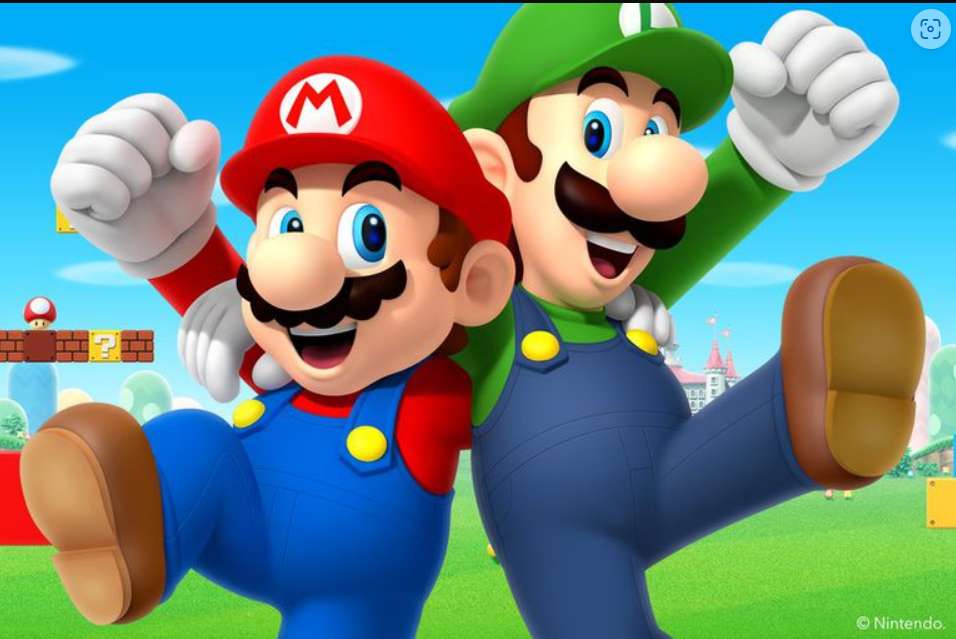 Frații Super Mario. puzzle online din fotografie