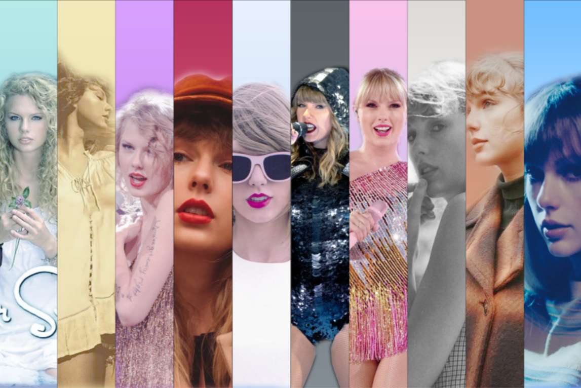 Taylor Swift-tijdperken puzzel online van foto