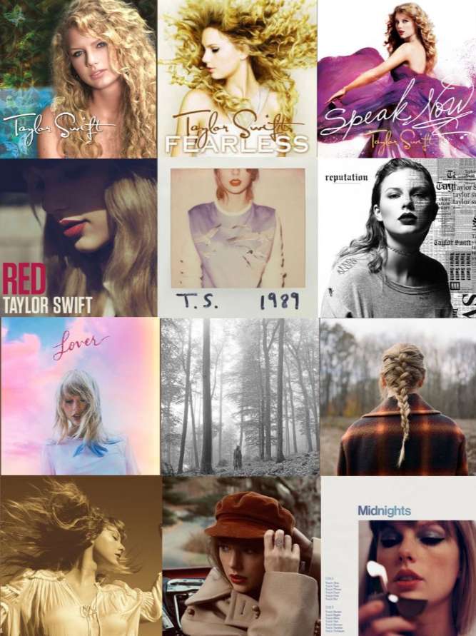 Gli album di Taylor Swift puzzle online