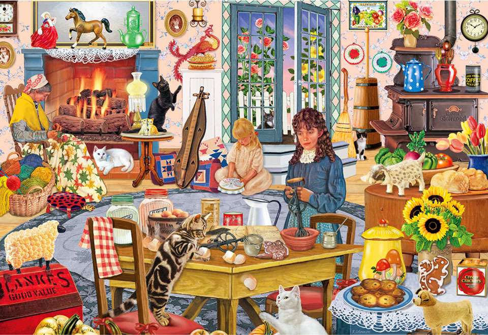 Casa bunicii puzzle online din fotografie