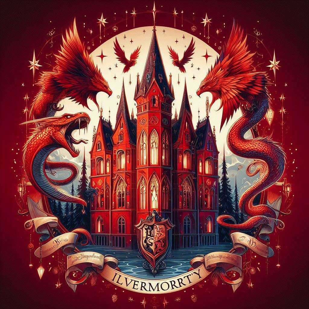 Ilvermorny School of Witchcraft and Wizardry, hus pussel online från foto