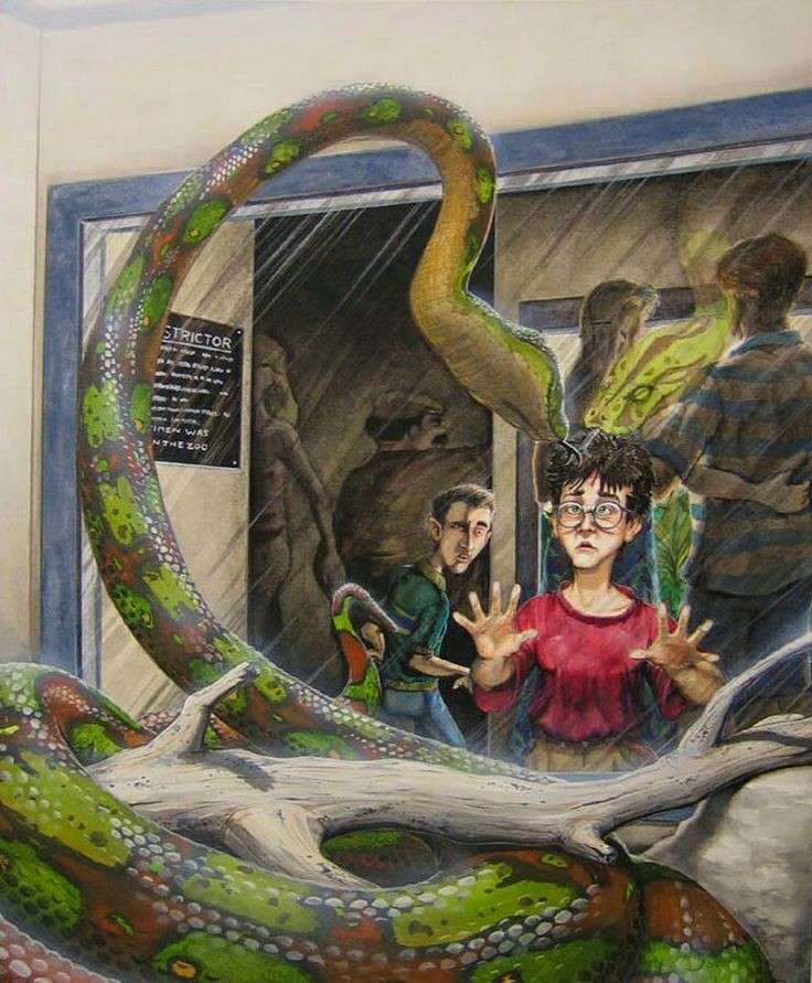 Harry Potter, visite au zoo puzzle en ligne à partir d'une photo