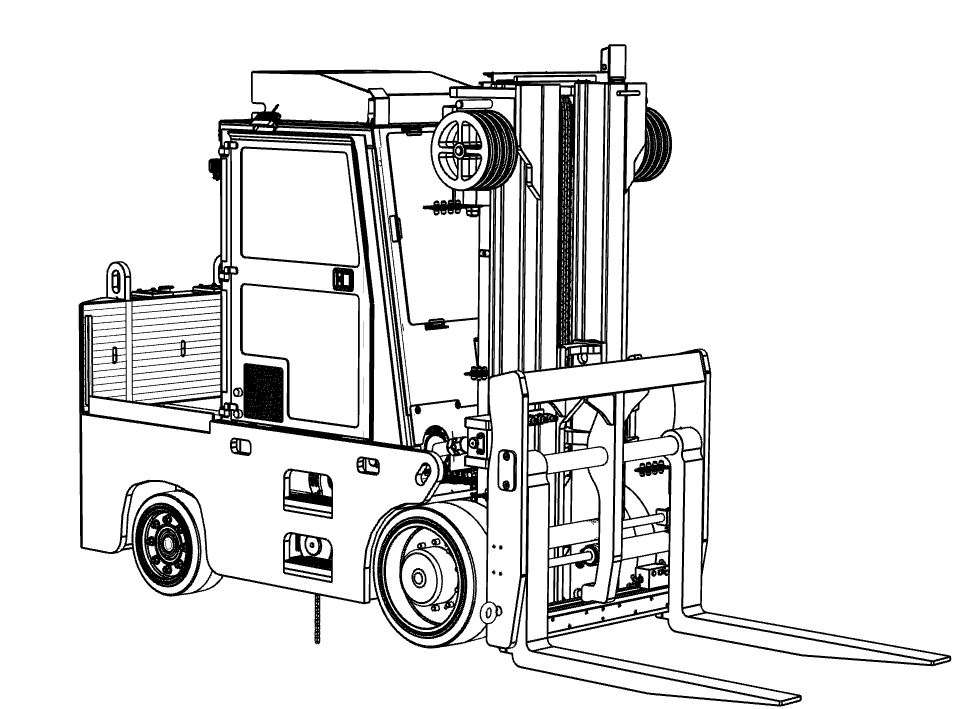 Forklift puzzle online from photo