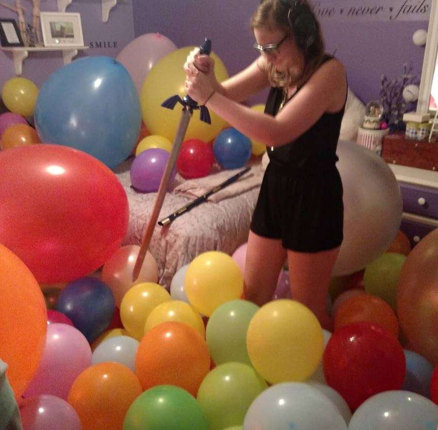 Μπαλόνια παζλ online από φωτογραφία