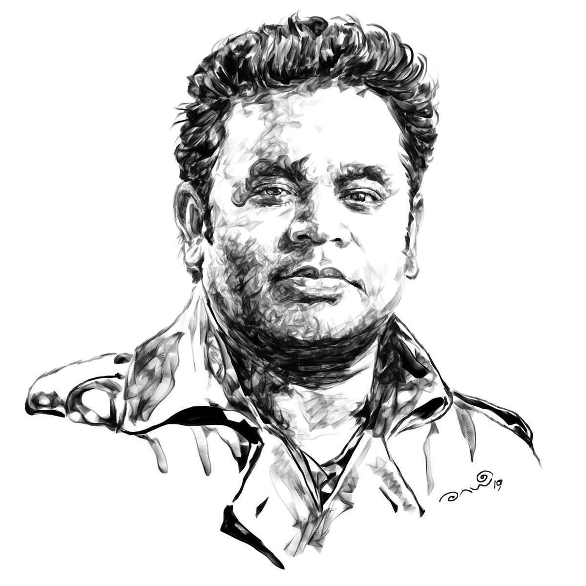 A R Rahman puzzle online from photo