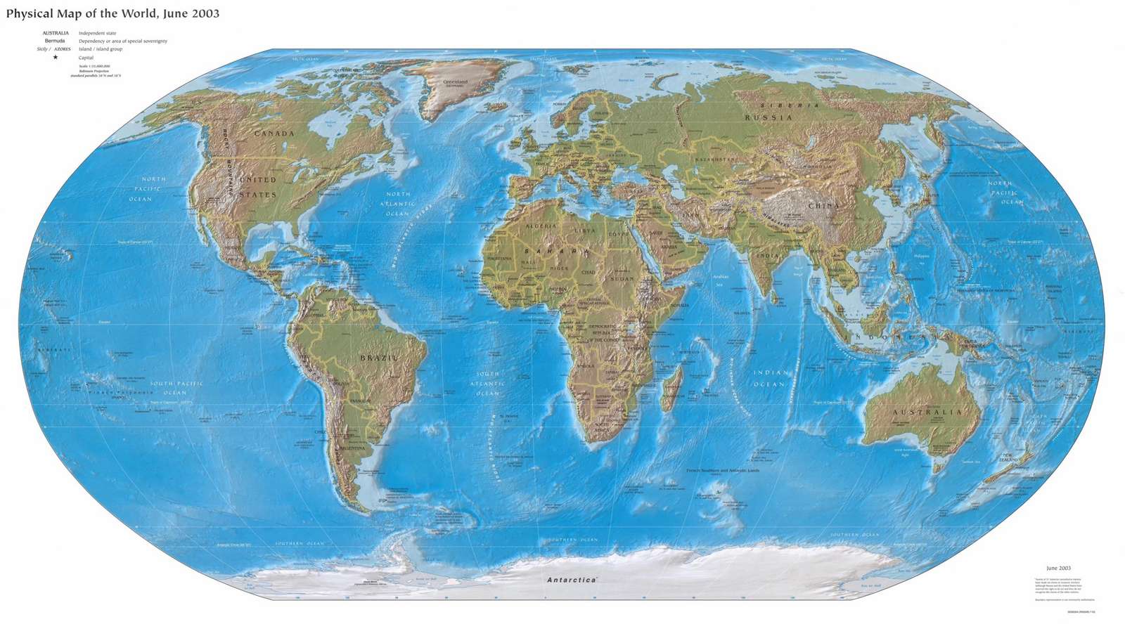 Карта Землі скласти пазл онлайн з фото