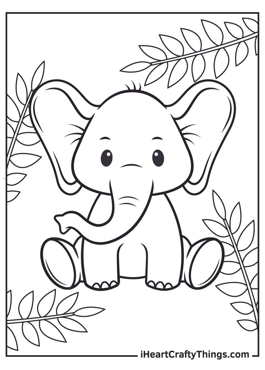 Cucciolo di elefante puzzle online da foto