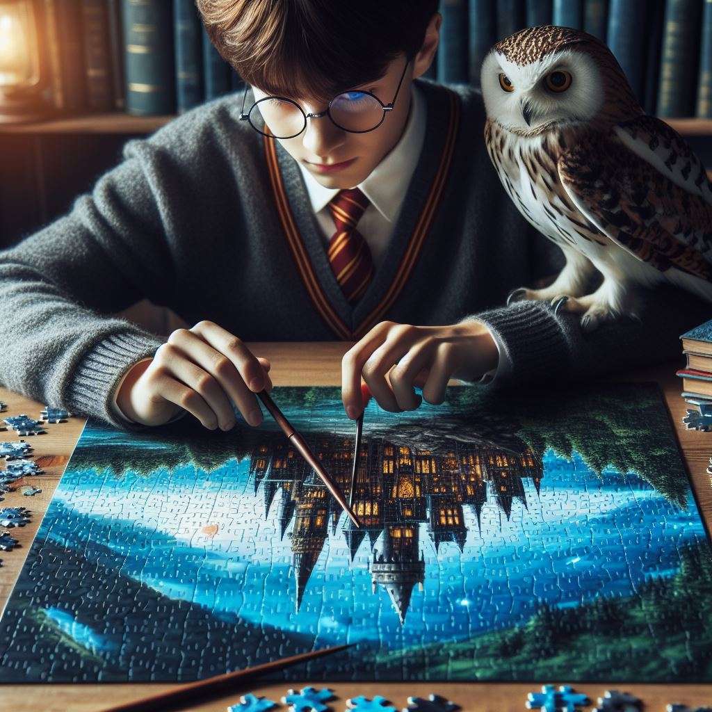 Harry Potter is een puzzel online puzzel