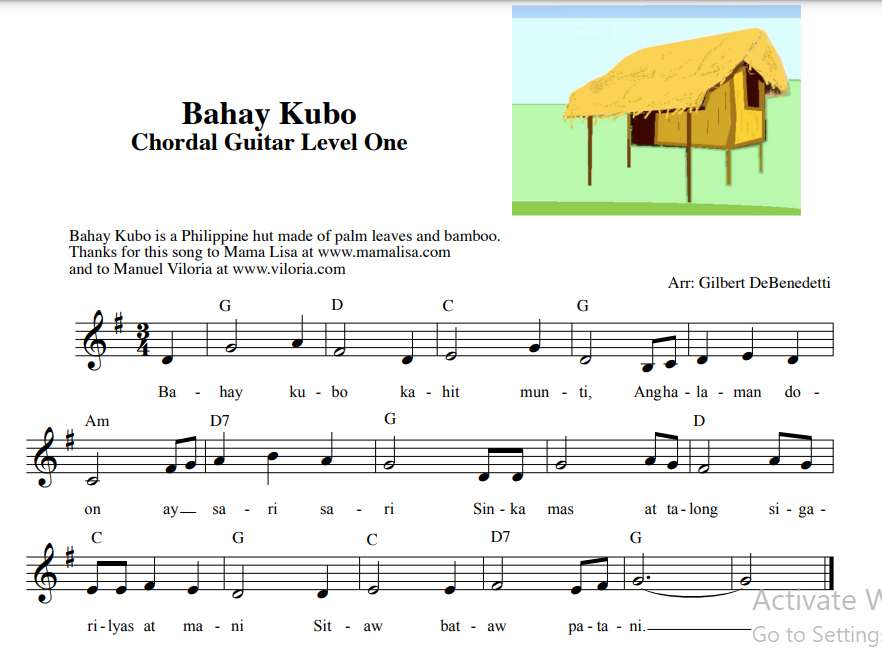 Bahay Kubo Online-Puzzle