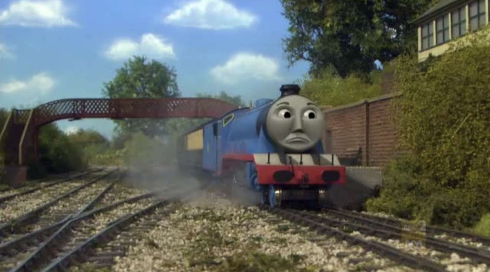 Thomas och vännerna Gordon tar en genväg pussel online från foto