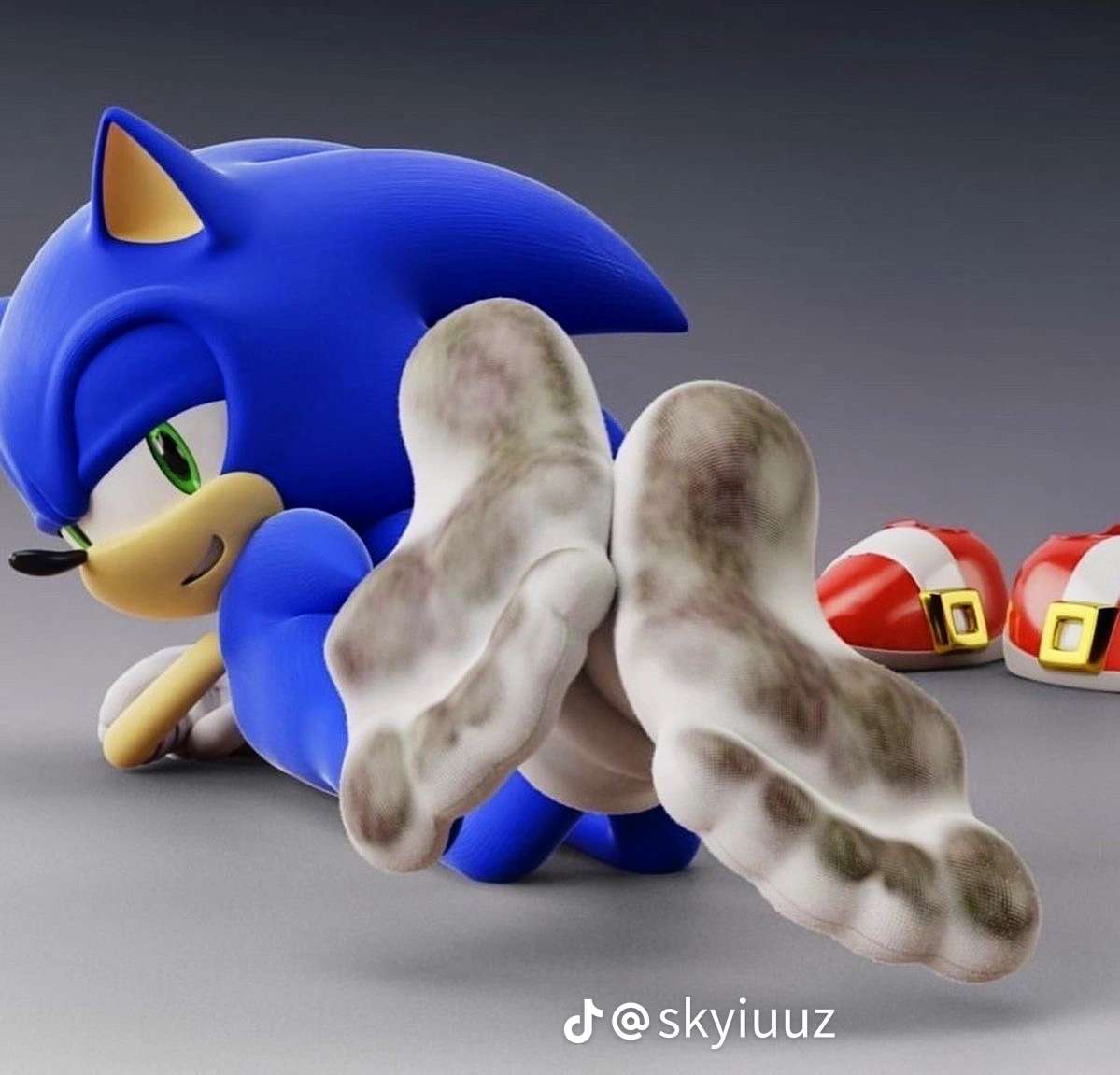 i piedi di Sonic puzzle online
