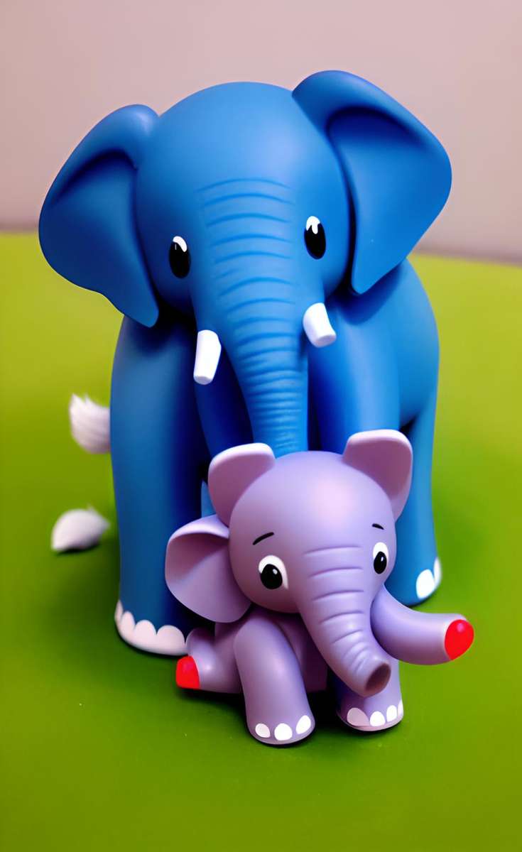Baby Elefant Online-Puzzle