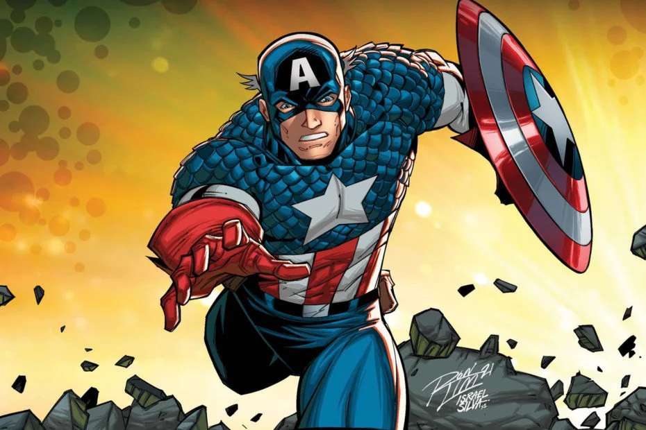Captain America puzzle puzzle online from photo