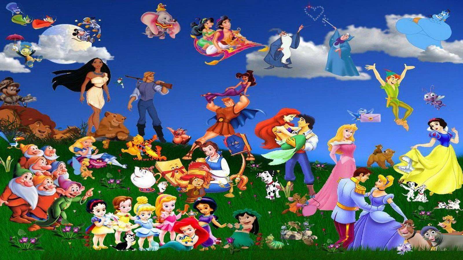 personagens da Disney puzzle online