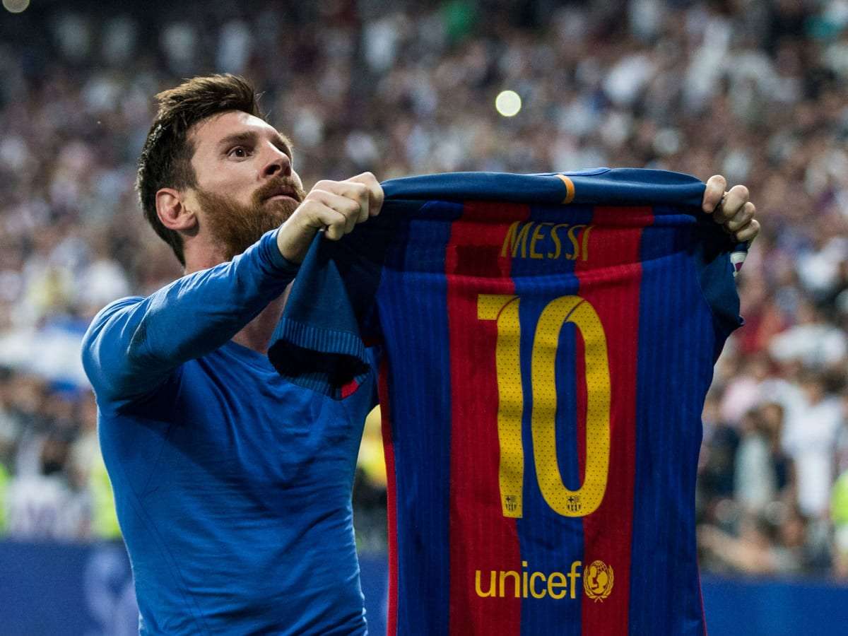 Messi-pussel gjort av mig Pussel online