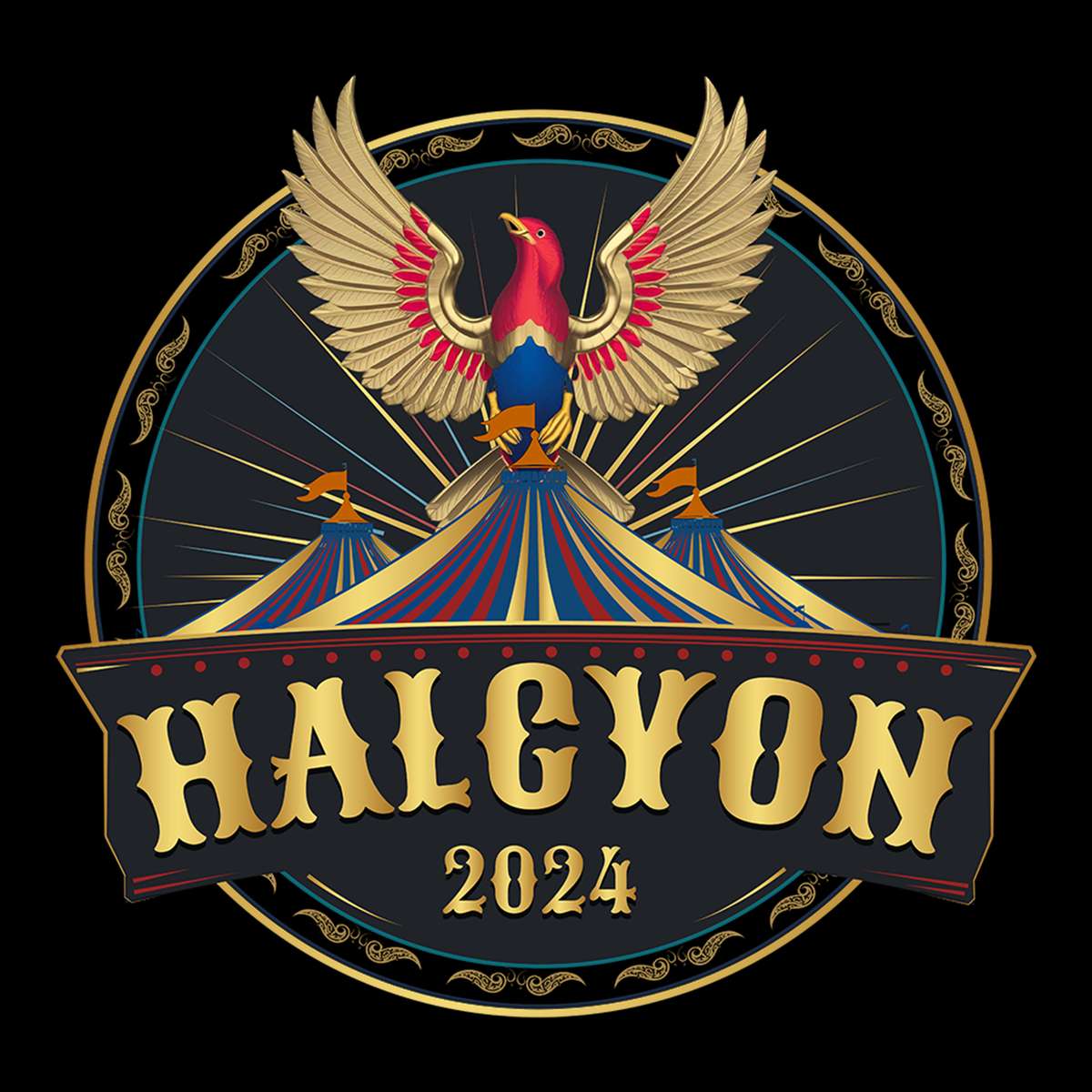 HALCYON-LOGO puzzel online van foto