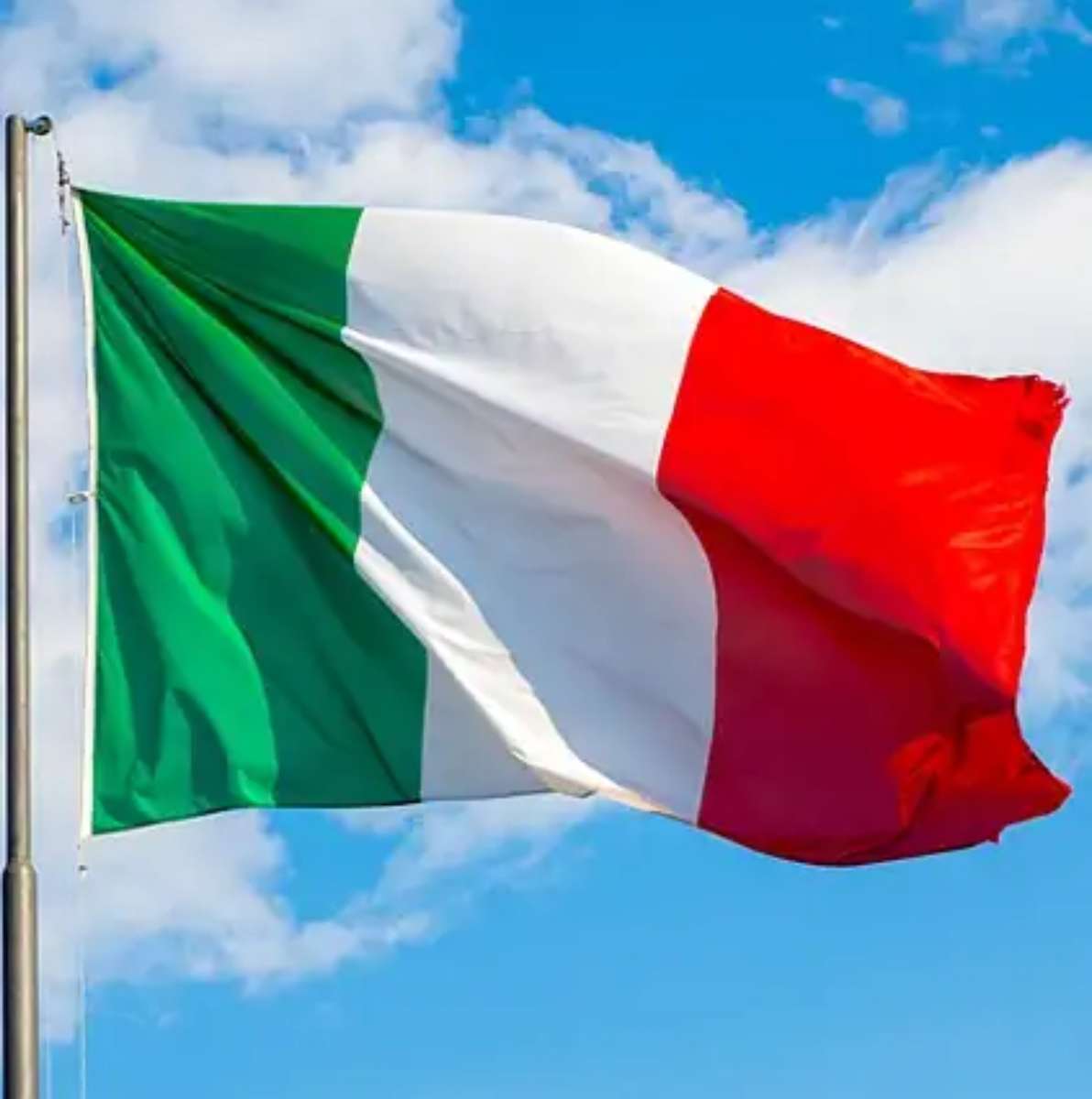 Bandera Italië puzzel online van foto