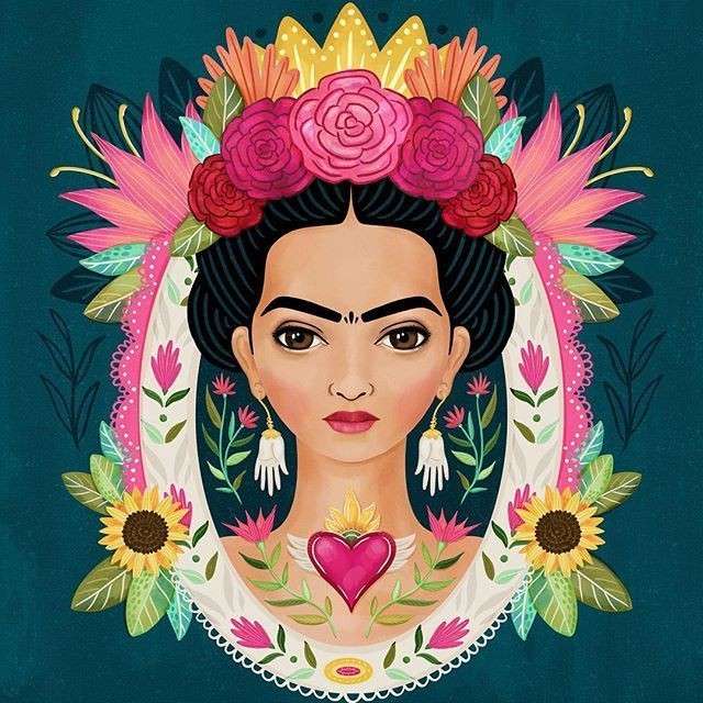 Frida Kahlo rompecabezas en línea