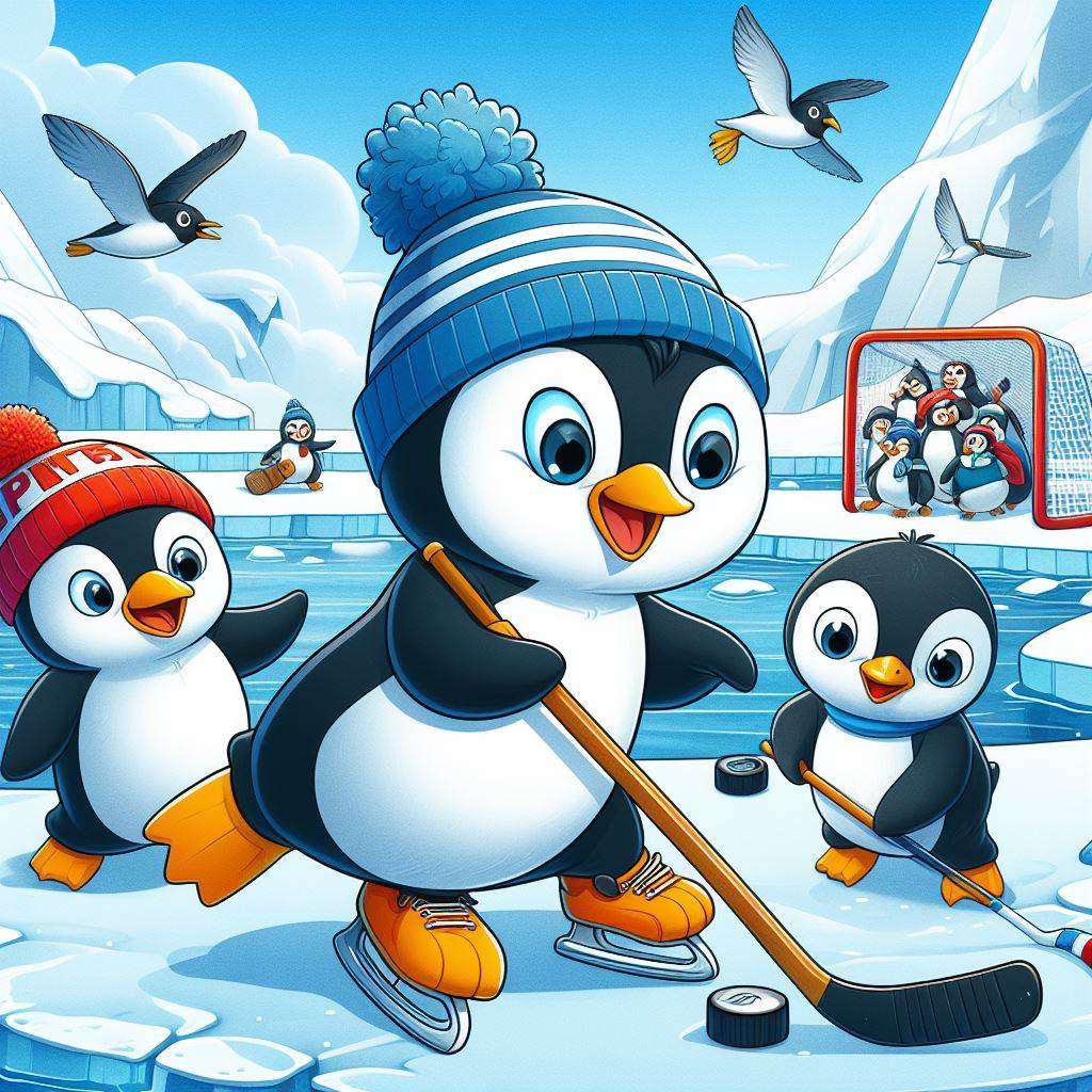 "Pinguïns" door T. Malik online puzzel