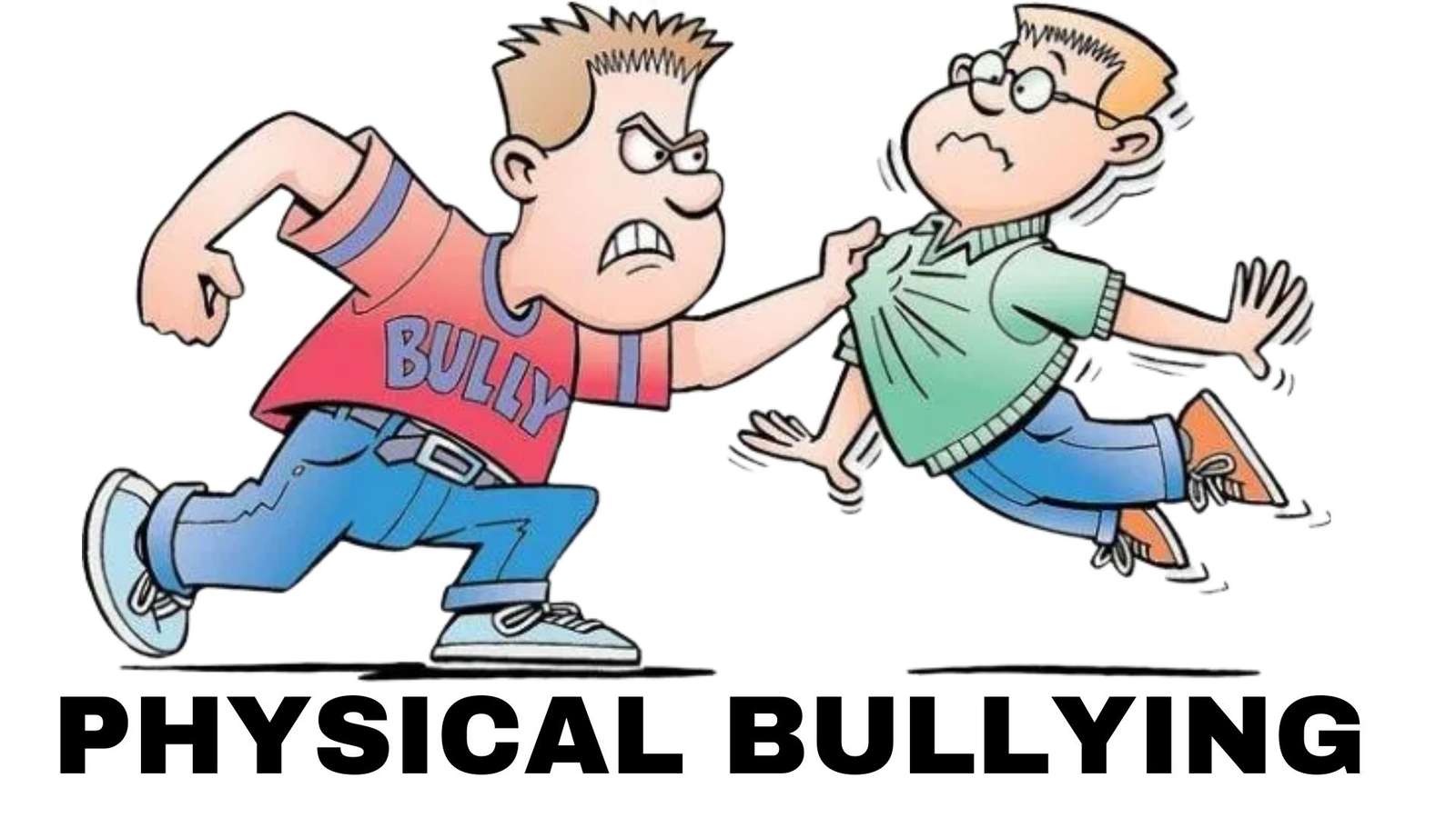 Physical bullying puzzle online from photo