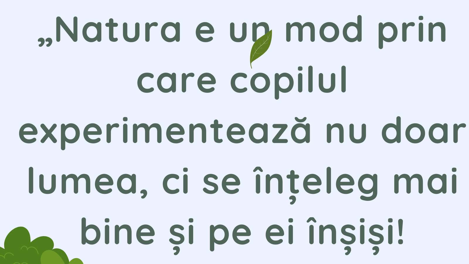 MOTTO ABOUT NATURE online puzzle