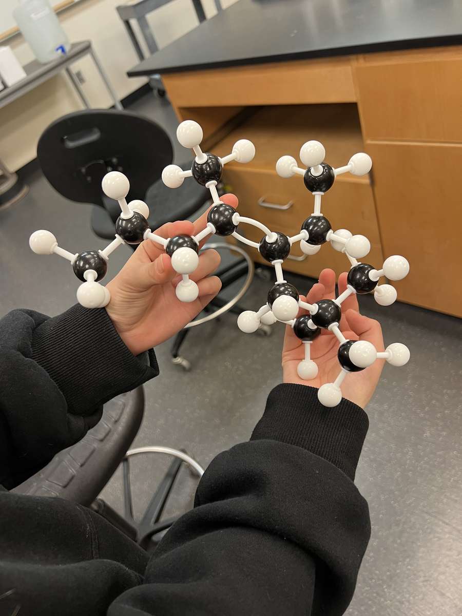 molekula puzzle online z fotografie