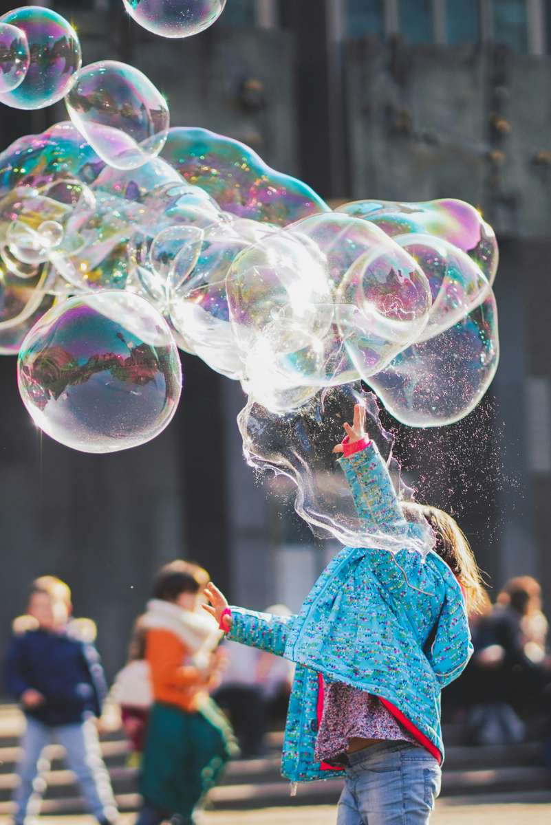 Bubblesss puzzle online din fotografie