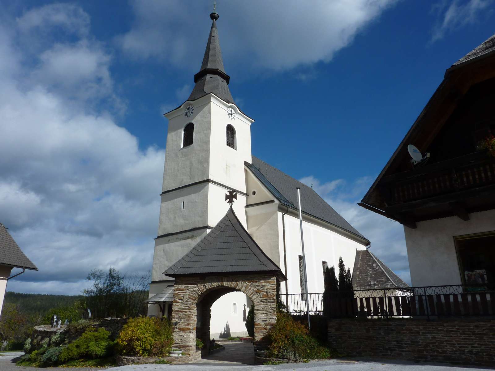 Kirche Modriach puzzle online from photo