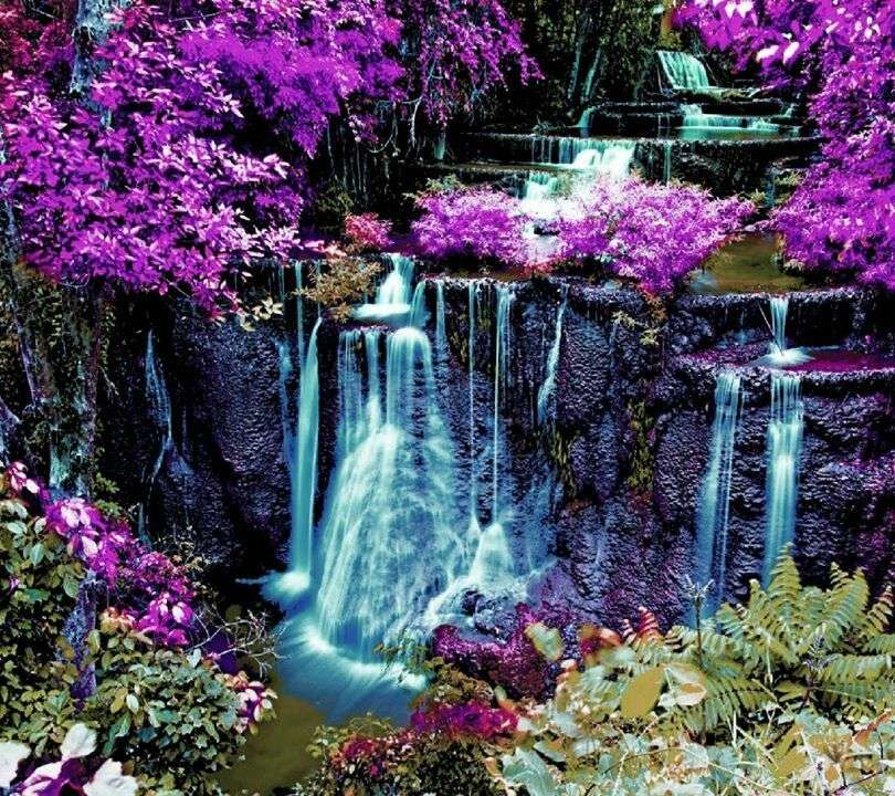 Purple Falls online puzzle