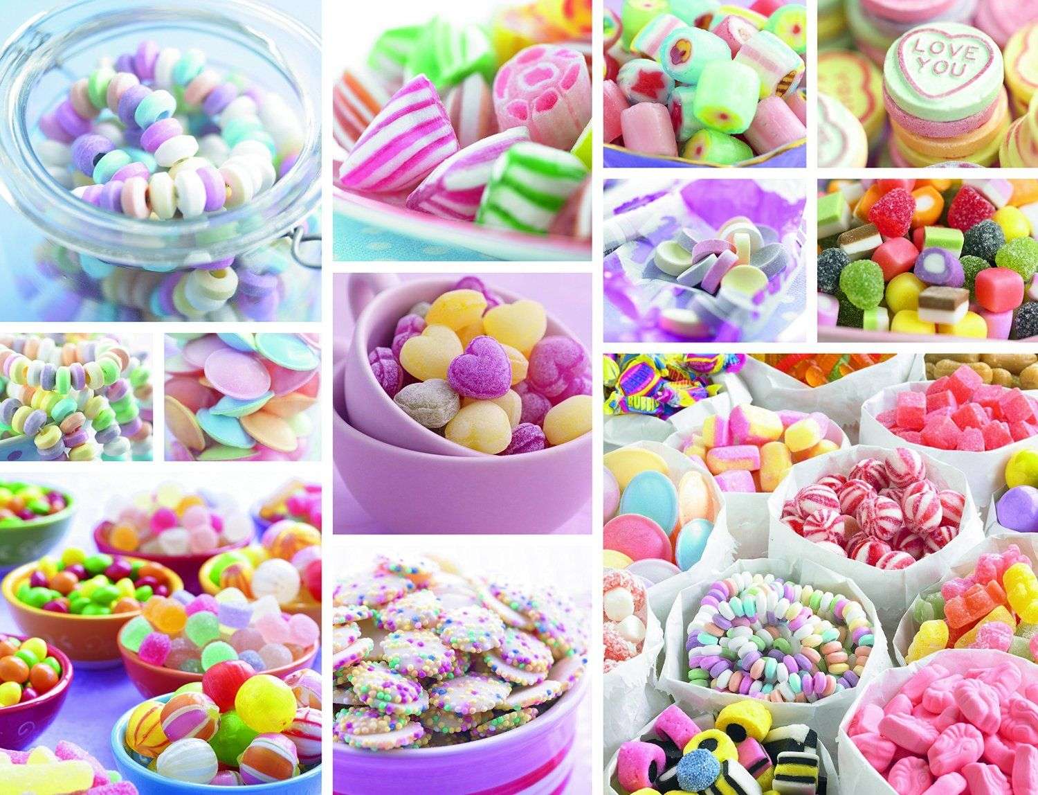 Collage de bonbons puzzle en ligne