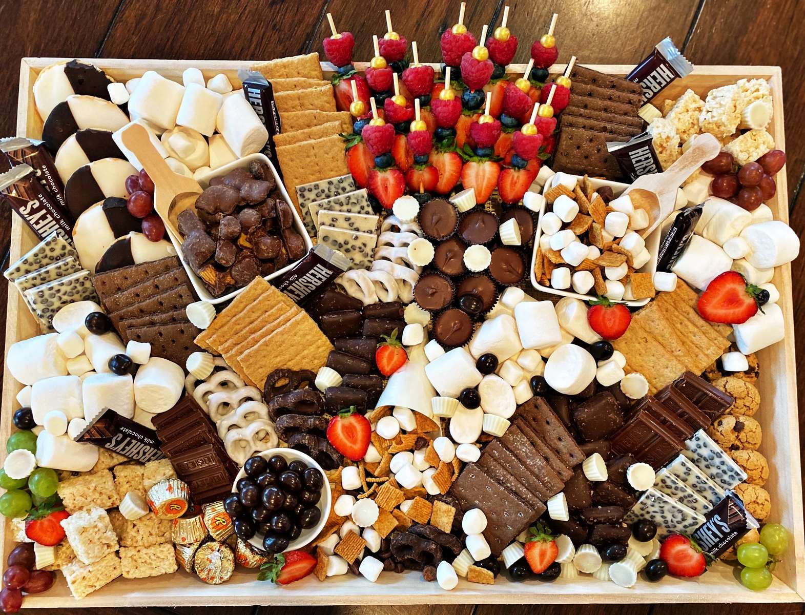 Snackplatte Süßigkeiten Online-Puzzle vom Foto