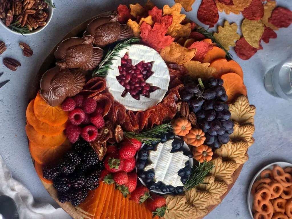 Snack Platter Thanksgiving online puzzle