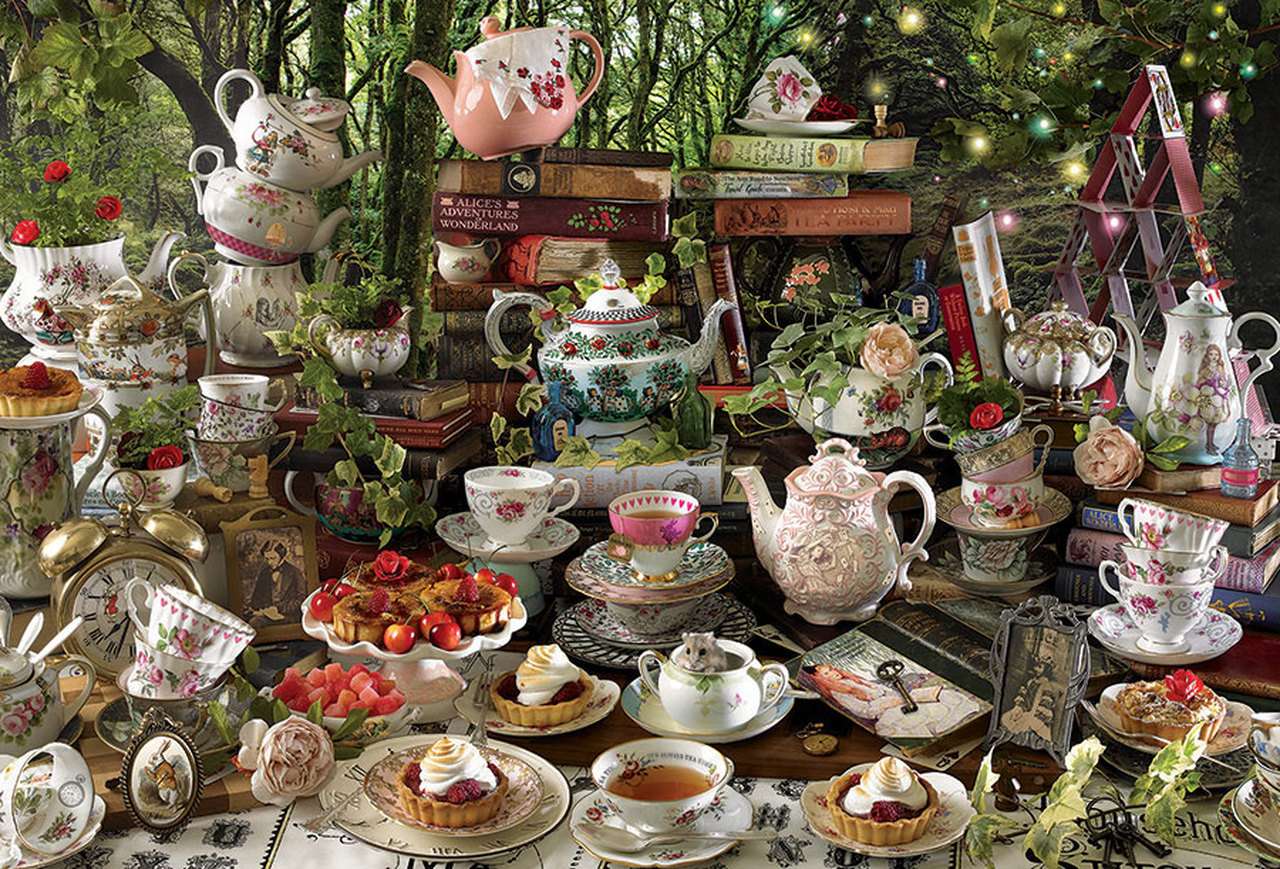 Mad Hatter Teaparty puzzle online from photo