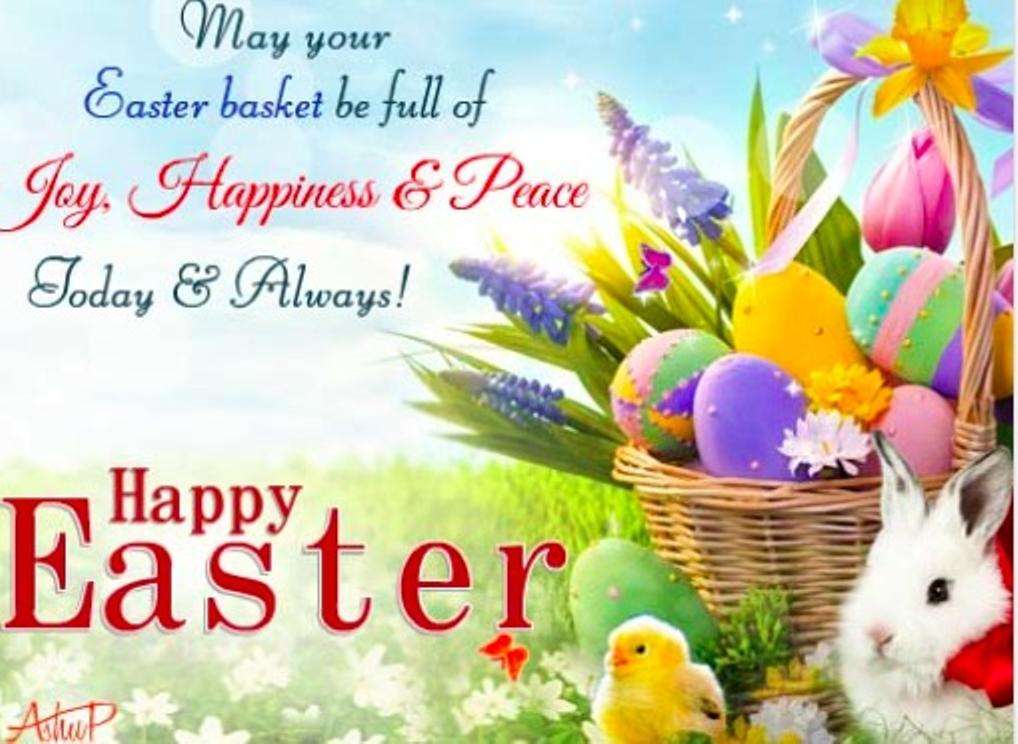 Happy Easter 1 puzzle online from photo